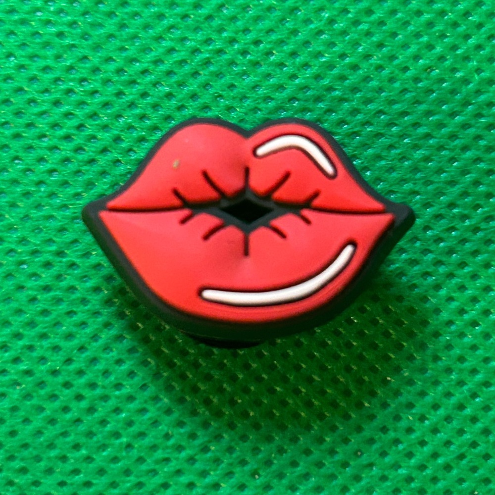 🌼 (5/$10 or 10/$15) NEW “Lips” Fun Croc Shoe Charm Collection